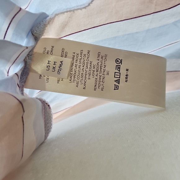 🎉Hp🎉 Fre People Mackenzie Striped Collar Sleeveless Tie Wrap Top-Medium-NWT - Picture 7 of 7